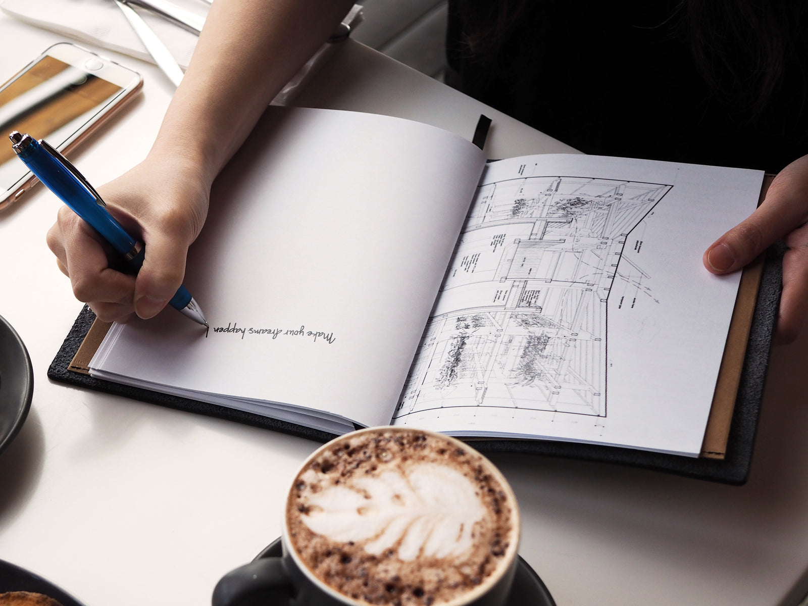 Write sustainably and comfortably by reusing your own used paper as pages of the Paper Saver Reusable Notebook.