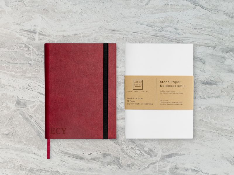 Monogrammed Classic Paper Saver Refillable Notebook