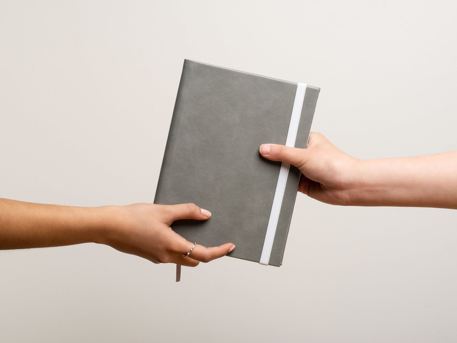 The Classic Paper Saver Reusable Notebook in colour owl grey