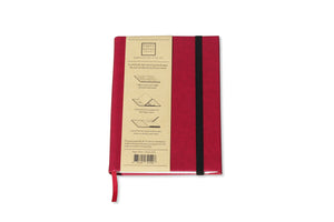 The Paper Saver Reusable Eco Notebook in red repurposes your paper as its pages so you can write your notes and ideas more sustainably, reducing paper waste and saving the environment.