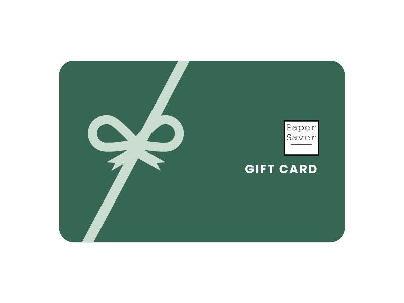 Paper Saver Eco Stationery Digital Gift Card