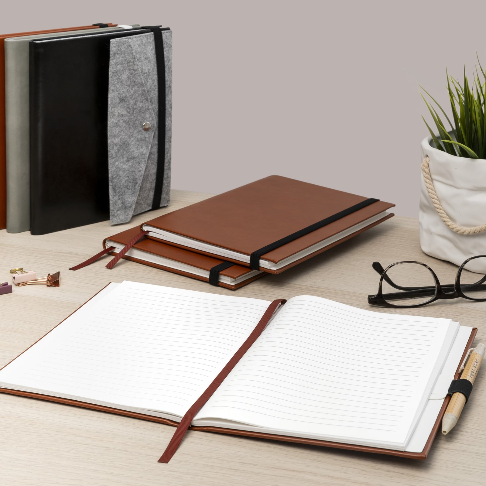 Write in your Paper Saver Notebooks with our Stone Paper Notebook Refill to write tree-free and reduce waste - simply refill again and again!