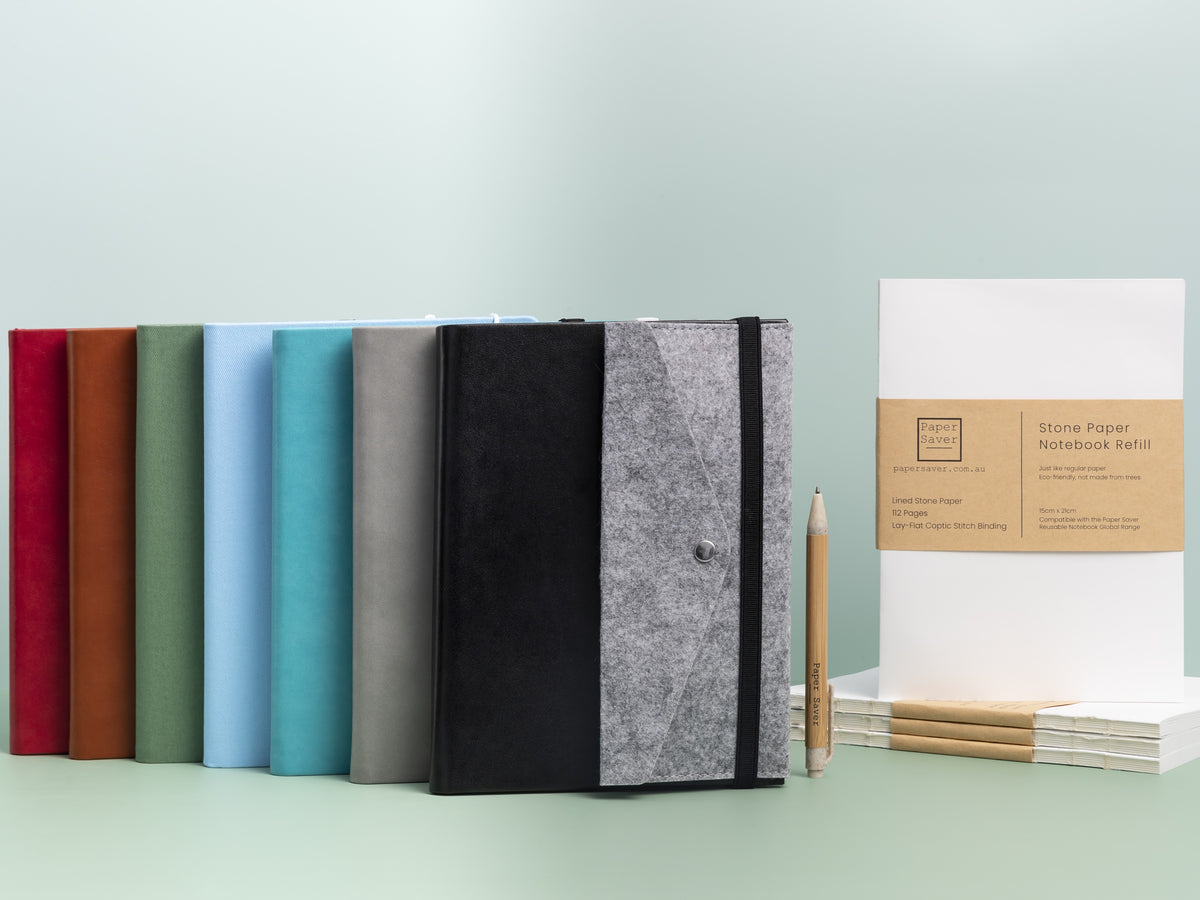 GIFT PACK: Canvas Paper Saver Notebook + Organiser + Stone Paper Refill