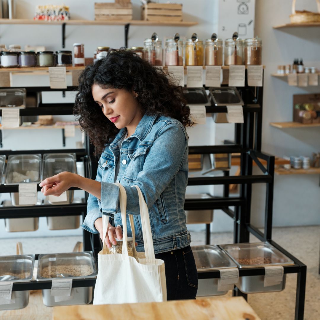 Reusable bags are versatile and convenient when shopping and better for the environment