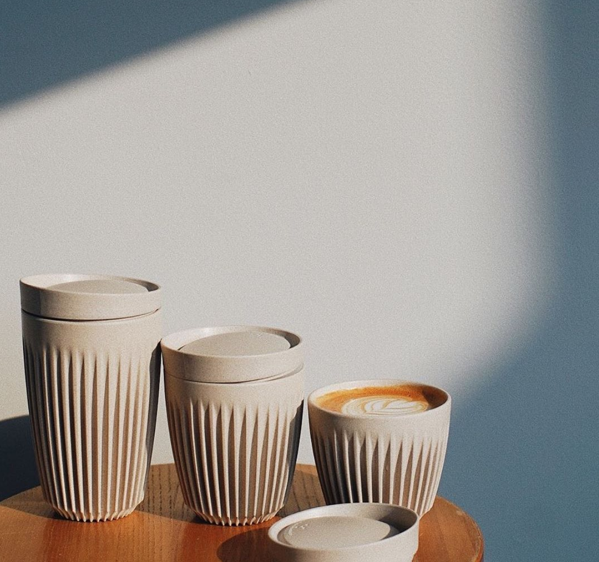 Reusable coffee cups to reduce waste and be more eco-friendly