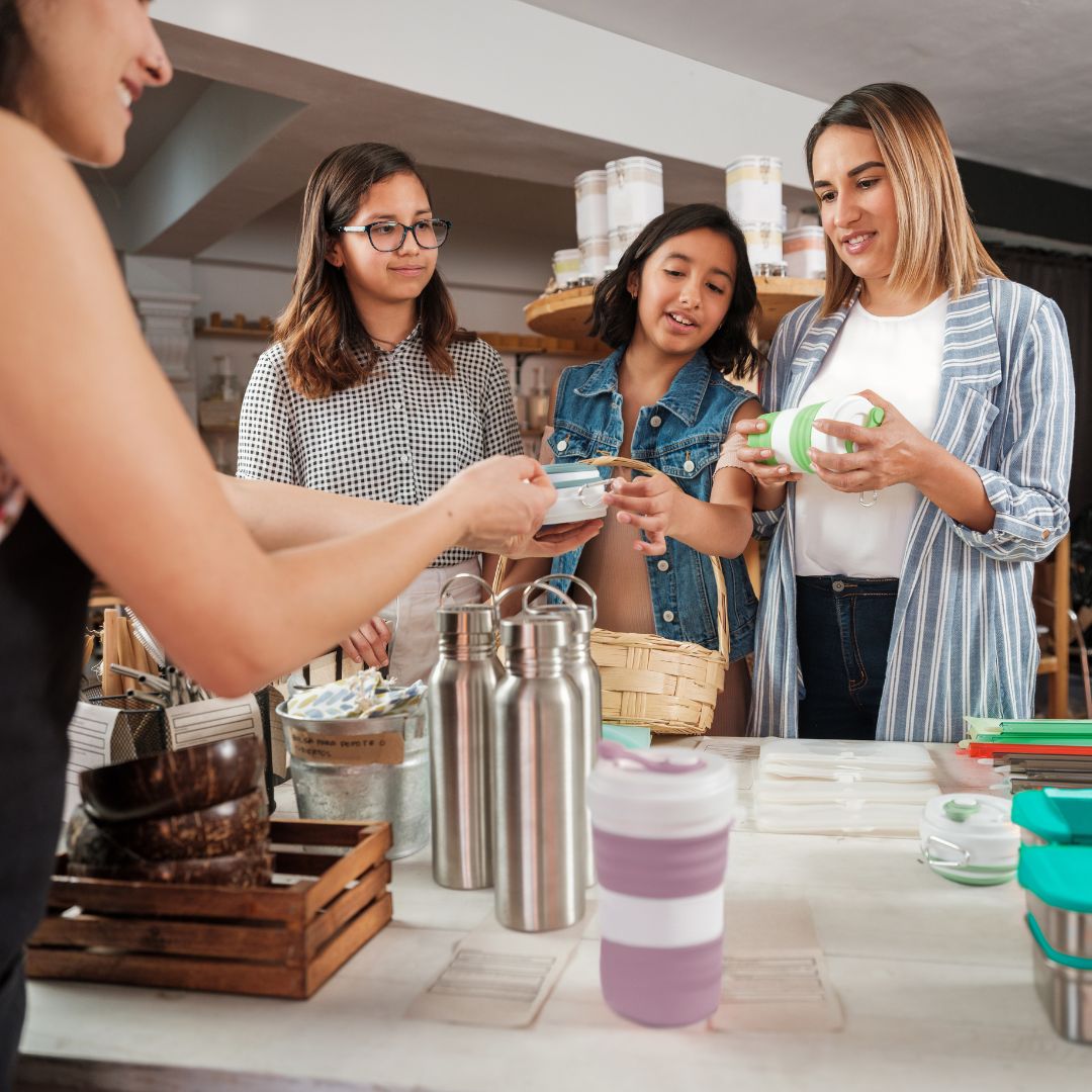 Choose to shop locally and sustainably with minimal packaging for eco-friendly options