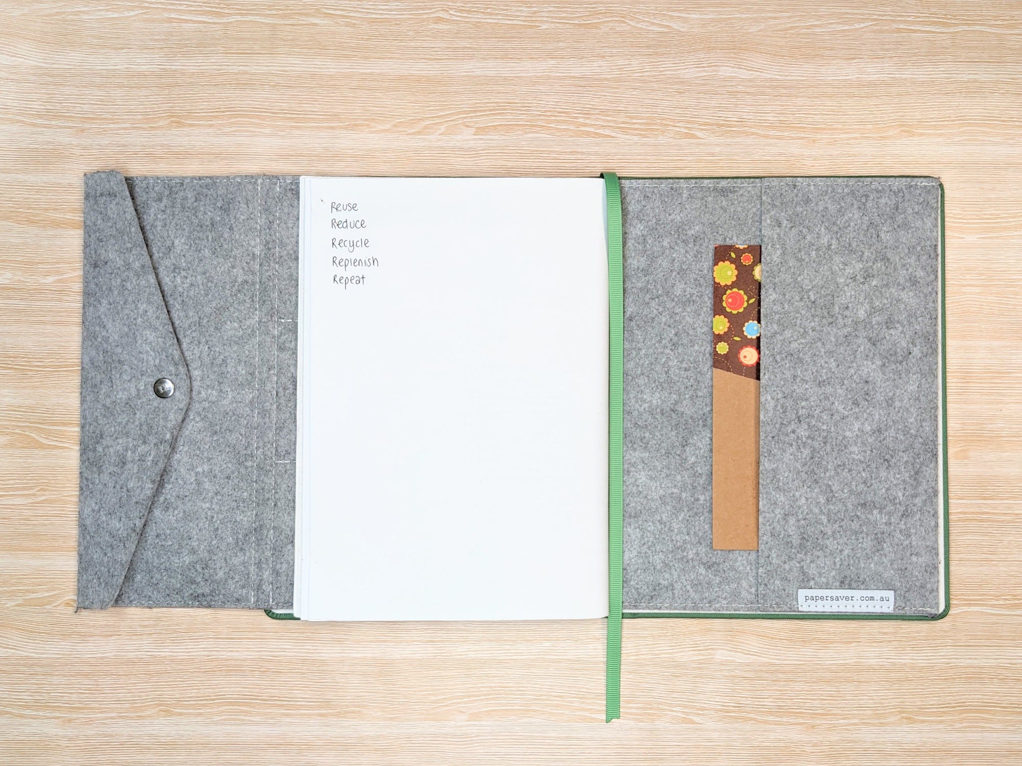 GIFT SET: Canvas Paper Saver Refillable Notebook + Paper Saver Organiser