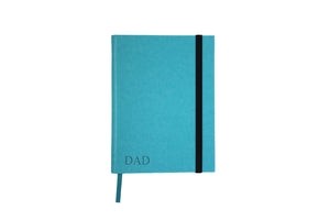 The Paper Saver is a reusable notebook that repurposes your paper as its pages so you can write your notes and ideas more sustainably, reducing paper waste and saving the environment. Also available with monogramming with up to three personalised initials in teal for the perfect personalised and sustainable gift - for yourself or your loved ones..