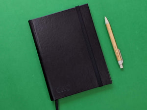 Personalise your Paper Saver Reusable Notebook with initials to make it extra special for yourself or eco-friendly gift