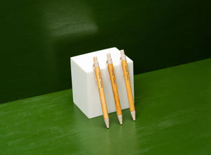 The Paper Saver Reusable Eco Pen is made of bamboo which is light, durable, and sustainable. It is also refillable so you can stop throwing disposable plastic pens into landfill and reuse again and again.
