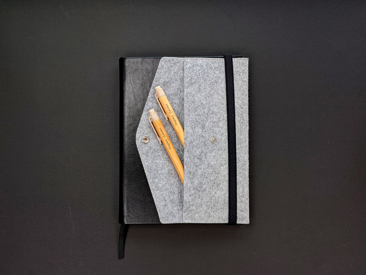 Add the Paper Saver Organizer to your Paper Saver Reusable Notebook for a carry solution to your stationery and work essentials including a pencil case, card and document holders.