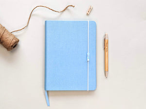 Sustainable gifts with meaning - add customised name beads to your Canvas Paper Saver Reusable Notebook!