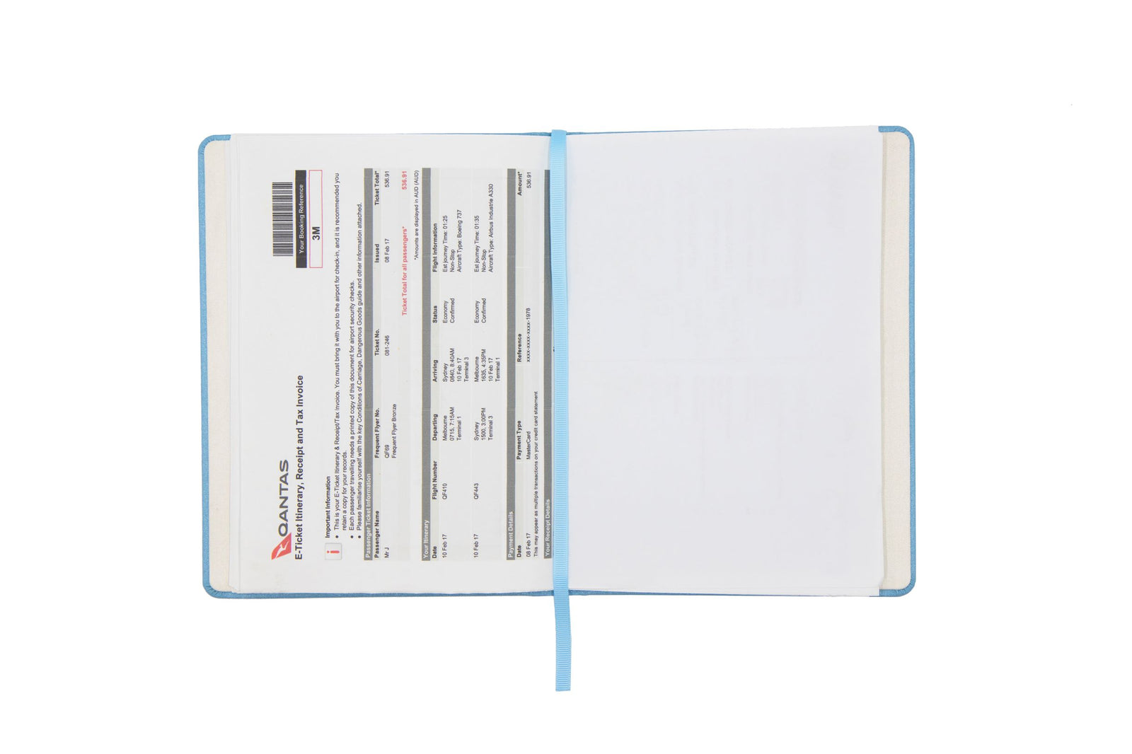 Easily and conveneniently insert your printed paper through the spring steel binder so you can reuse the paper to write your notes and ideas on the back blank sides, reducing your paper waste and extending the life of your paper to reduce waste.