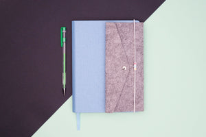 The Canvas Paper Saver Reusable Notebook can be personalised with custom name beads for a special environmentally friendly gift